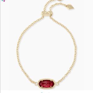 Kendra Scott Elaina adjustable bracelet Berry January birthstone
